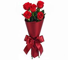 Букет 5 Красных роз Эдлесс Лав в Шыгырдан