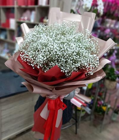 Букет цветов из: Гипсофила в Шыгырдан