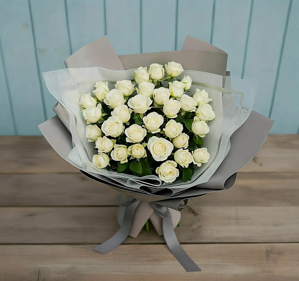 Букет Белоснежная нежность в Шыгырдан