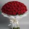 Букет 101 Красная роза Блэк Мэджик в Шыгырдан