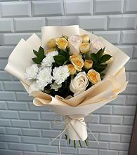 Букет цветов из:  Розы и Хризантемы в Шыгырдан