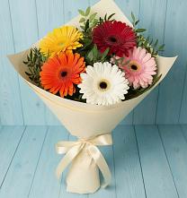 Букет цветов из:  Герберы в Шыгырдан