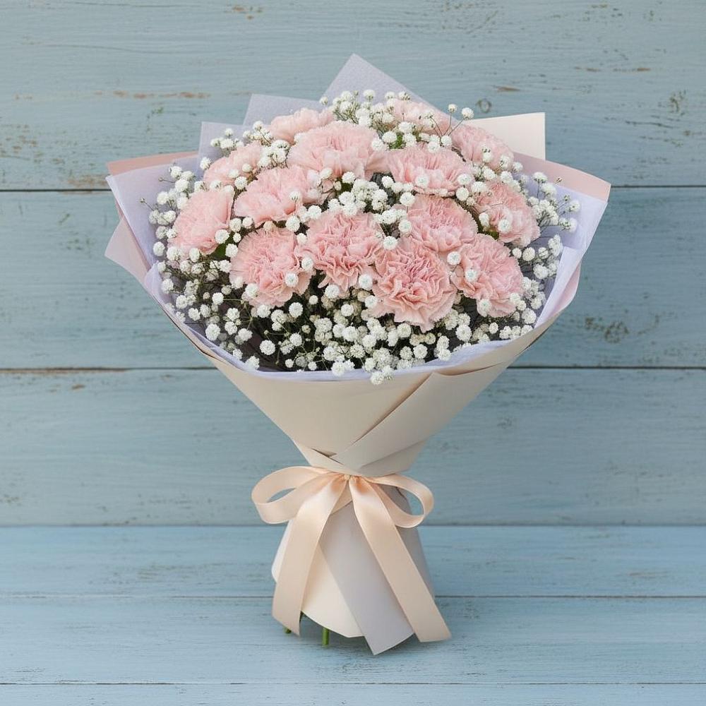 Букет цветов из: Гвоздики в Шыгырдан