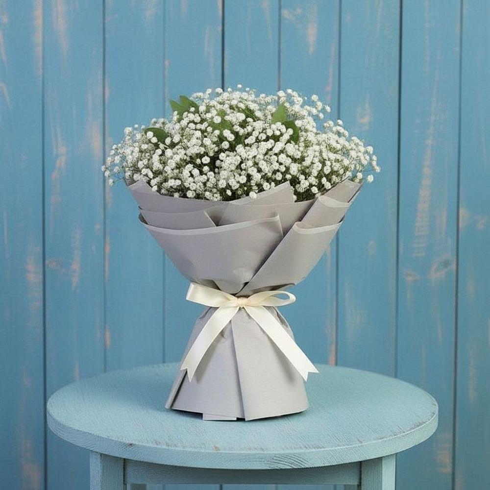 Букет цветов из: Гипсофила в Шыгырдан