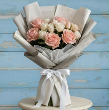 Букет цветов из:  Розы #REPLACE_PRED# Шыгырдан