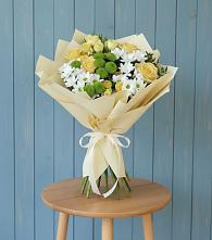 Букет цветов из:  Хризантемы и Розы #REPLACE_PRED# Шыгырдан