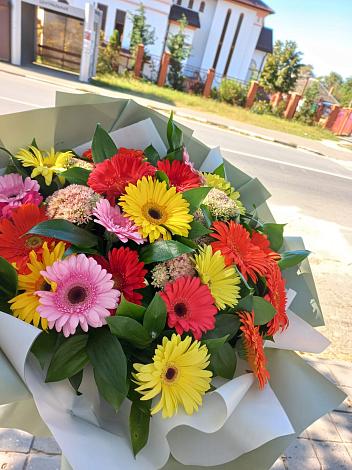 Букет цветов из: Герберы в Шыгырдан