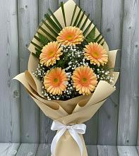 Букет цветов из:  Герберы #REPLACE_PRED# Шыгырдан